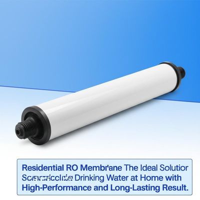 125GPD Industrial Reverse Osmosis Membrane 98% Salt Rejection 150PSI Working Pressure